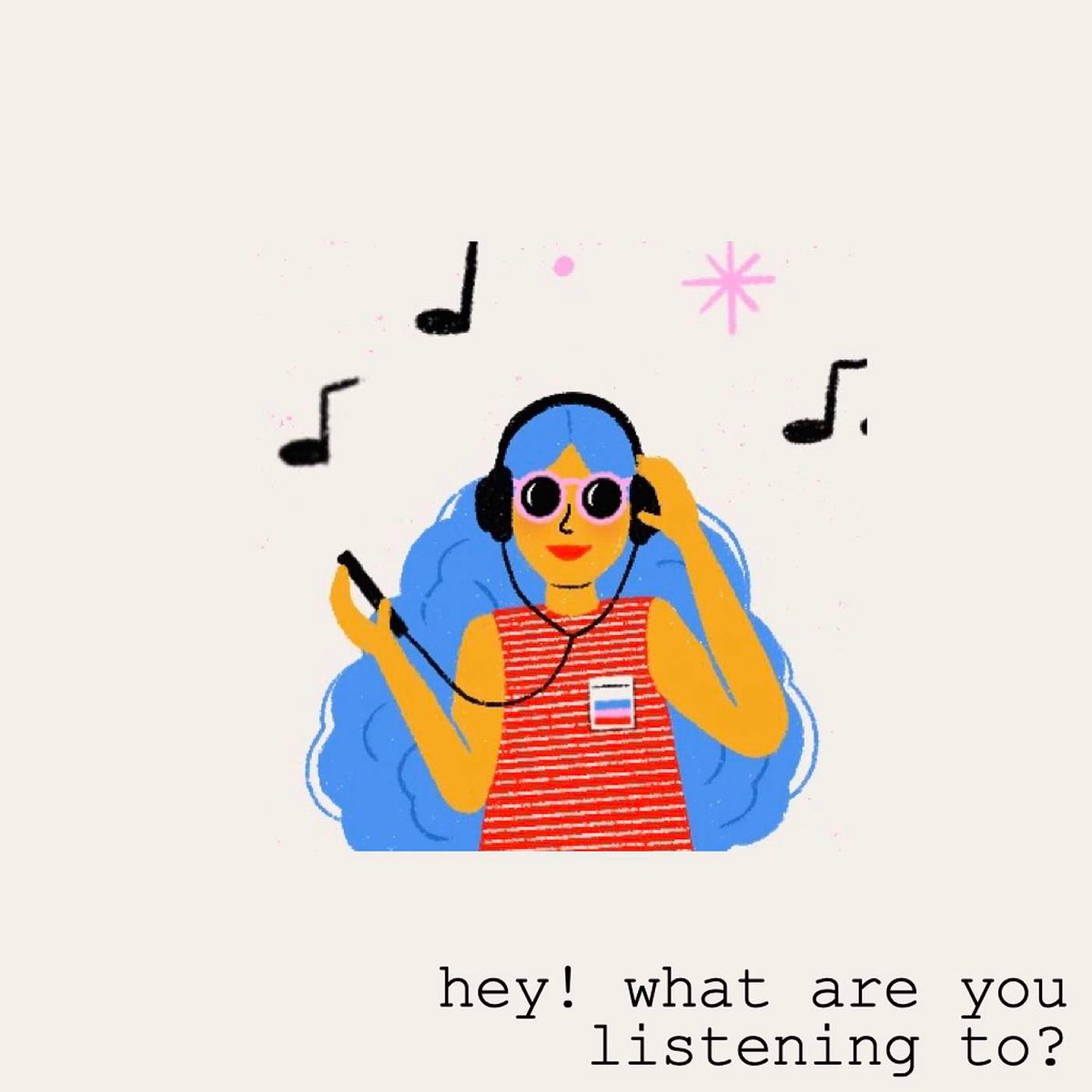 Super Awesome Mix podcast logo featuring the What Are You Listening To series