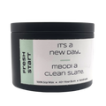 Mbodi 6 oz soy candle ‘Fresh Start’ with soft colored green soy wax designed for renewal, clarity, and a new beginning energy