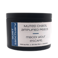 Mbodi ‘Quiet Sanctuary’ 6 oz soy candle in tin, created to bring stillness, comfort, and a sense of emotional safety with its earthiness 