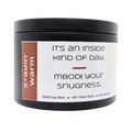 Mbodi 6 oz soy candle ‘Stayin Warm’ in metal tin with minimal label, crafted for a cozy, soothing, and comforting environment